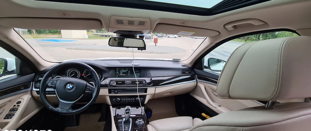 BMW Seria 5 cena 74900 przebieg: 192000, rok produkcji 2012 z Gołdap małe 781